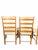 Vintage Shaker Style Cherry Wood Ladder Back Chairs -Set of 4 For Sale - Image 4 of 12