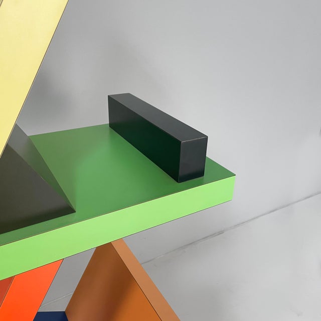 Italian Modern Laminate Carlton Bookcase by Ettore Sottsass for Memphis, 1981 For Sale - Image 13 of 18