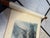 Cream Vintage Chinese Landscape Hanging Scroll With Calligraphy & Red Seals For Sale - Image 8 of 8