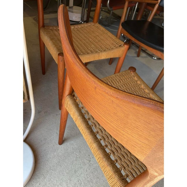 Danish Dining Chairs by Arne Hovmand Olsen for Mogens Kold, Set of 6 For Sale - Image 16 of 17