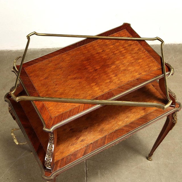 Napoleon III Coffee Table in Violet Wood For Sale - Image 4 of 14