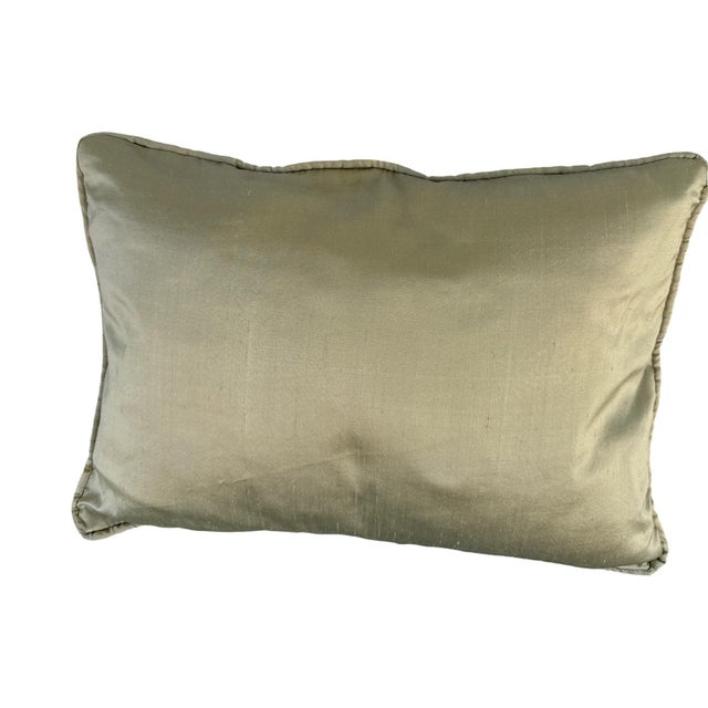 Fortuny Vintage Italian Fortuny Pillow. For Sale - Image 4 of 4