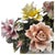 VTG Large Italian Porcelain Rose Bouquet Basket Centerpiece Capodimonte 22.5” For Sale - Image 11 of 18