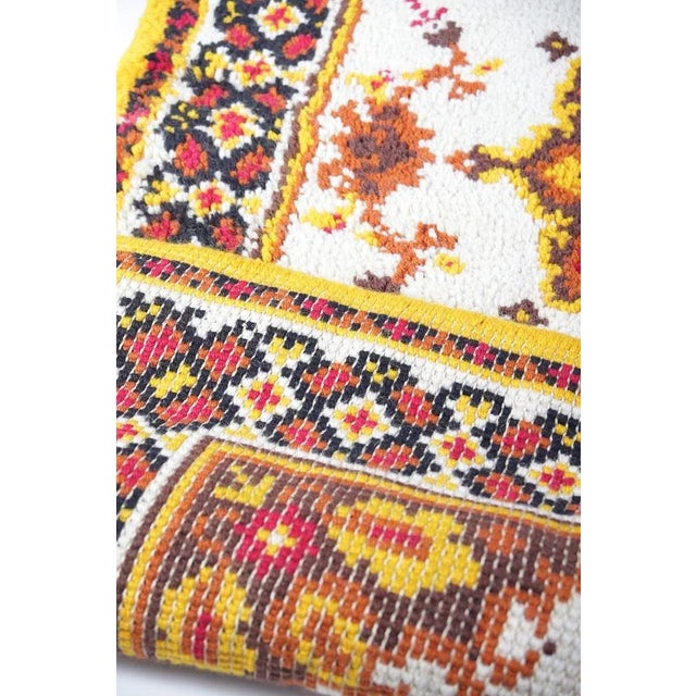 Textile Mid-Century Czechoslovakian Wool Runner Rug, 1960s For Sale - Image 7 of 9