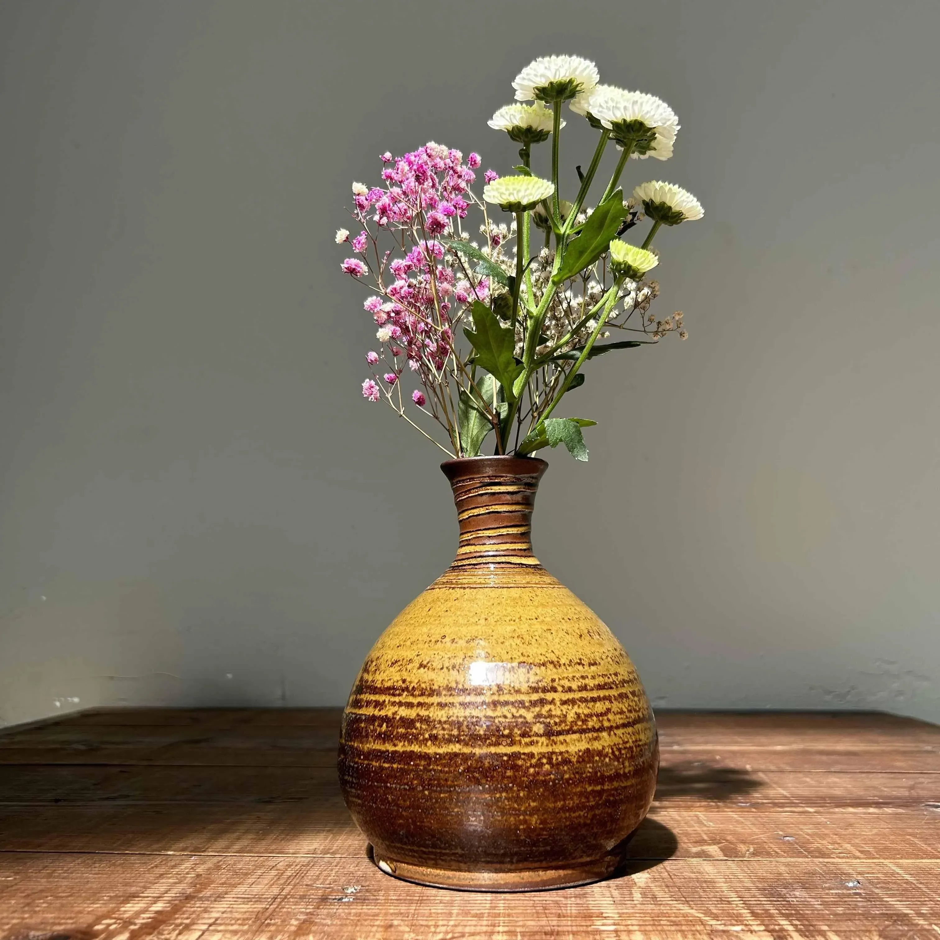 Vintage Ceramic Ikebana Flower Vase, 1970s | Chairish