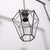 Hexagonal Glass Pendant Lamps, 1950s, Set of 2 For Sale - Image 11 of 16