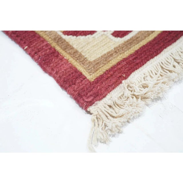 Traditional Sumak Rug 4'1'' X 6'1'' For Sale - Image 3 of 9