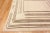 Nazmiyal Collection Ivory Cream Brown Geometric Square Design Modern Area Rug For Sale In New York - Image 6 of 6