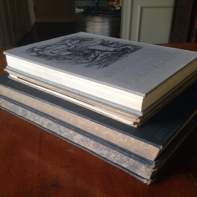Vintage Oversized Gray Tone Decorative Books Set of 5 Chairish