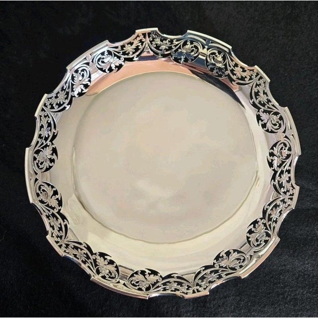Mid-Century Sterling Silver Fruit Bowl from JB Chatterley, 1972 For Sale - Image 9 of 18