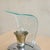 Petite Italian Chrome + Murano Glass Table Lamp, 1950s - 2 Available For Sale - Image 4 of 12