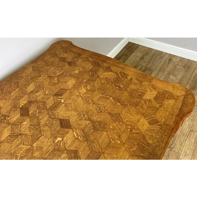French Louis XVI Extendable Dining Table in Carved Oak For Sale - Image 10 of 15
