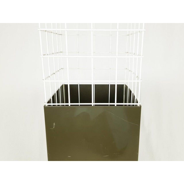 Grey Plastic & White Metal 4788 Freestanding Clothes Stand by Anna Castelli Ferrieri for Kartell, 1980s For Sale - Image 9 of 16