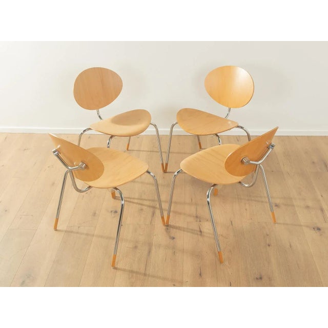 Model Mosquito Dining Chairs by Elmar Flötotto for Flötotto, Set of 4 For Sale - Image 11 of 11