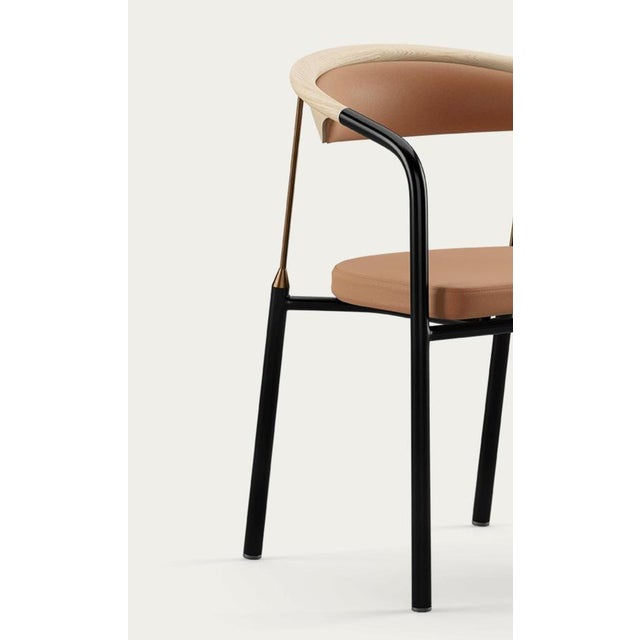 Black Chairman Chair in Oak with Upholstery in Silt by Henrik Tengler for One Collection For Sale - Image 8 of 15