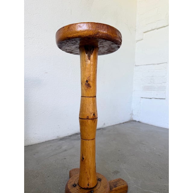 Oak Side Table, 1950 For Sale - Image 13 of 17
