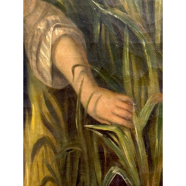 19th-Century Romantic Continental School Painting, Undine / Ondine (Water Nymph) For Sale - Image 13 of 18