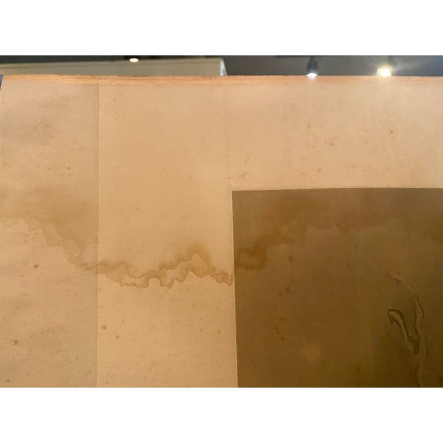 Mid 19th Century Large Dragon Scroll Painting For Sale - Image 10 of 17