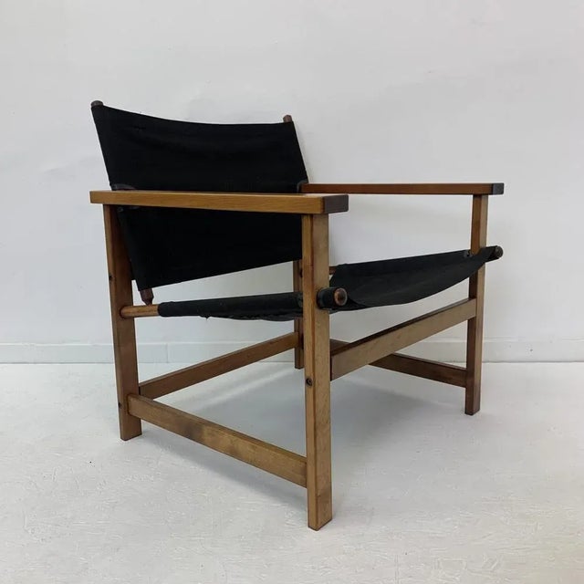 Safari Chair by Hyllinge Møbler, Denmark, 1970s For Sale - Image 4 of 11