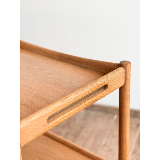 Mid-Century Modern Teak Serving Trolley by Andreas Tuck, Denmark, 1960s For Sale - Image 6 of 16