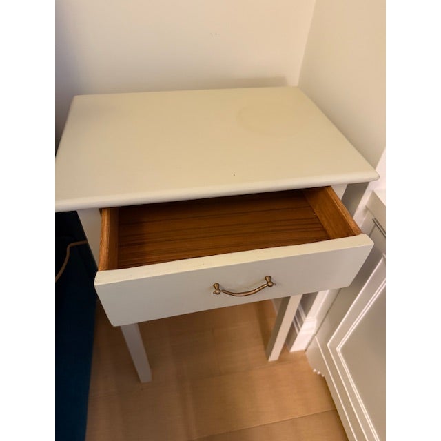 2020s Painted Side Table With Brass Handle Detail For Sale - Image 5 of 5
