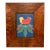 Motawi Tileworks Birds Tile "Cardinals Consorting" Based on Charley Harper Design, Oak Frame by Dard Hunter Studios For Sale