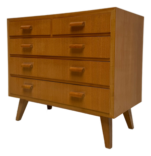 Mid-Century Modern Oak Chest of Drawers, 1960s