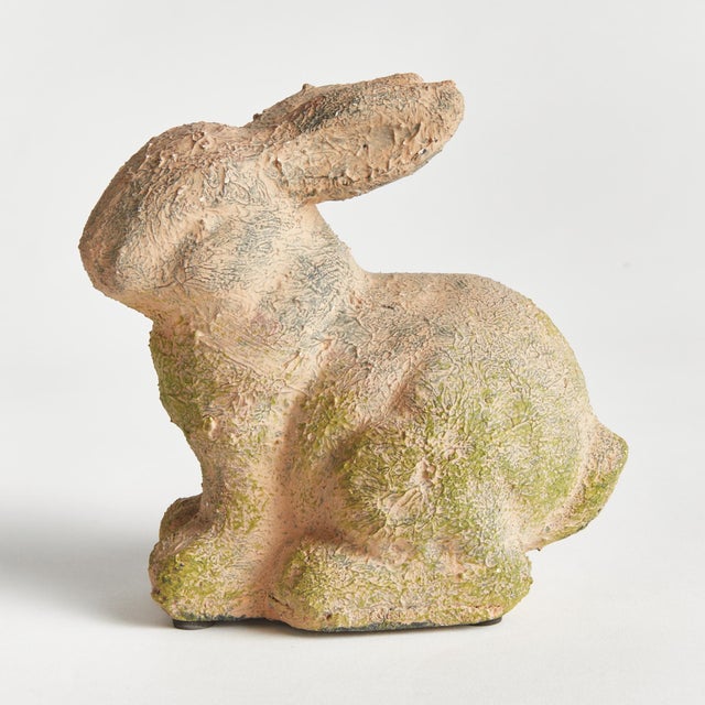 Kenneth Ludwig Chicago Weathered Garden Rabbit Small For Sale - Image 4 of 4
