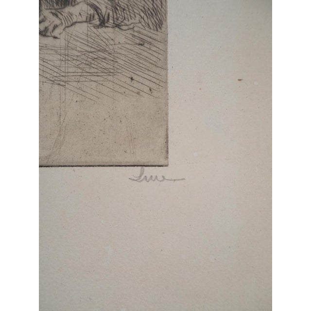 Maximilian LUCE Woman reading (Eugenie) Around 1895 Original drypoint etching Signed in pencil On laid paper 30.5 x 22 cm...