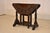 Early 18th Century English Oak Hand-Carved Gate Leg For Sale - Image 4 of 14