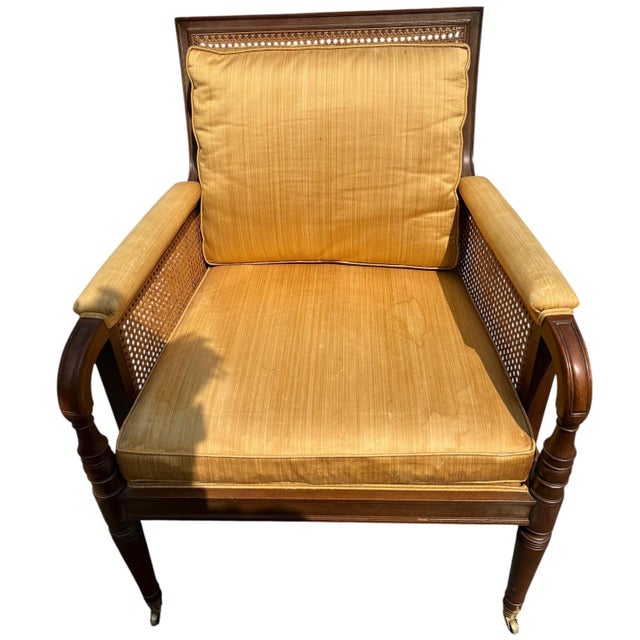 1940s Sophistication Reimagined: Theodore Alexander Althorp Living History Style Armchairs For Sale - Image 10 of 12