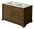 Rachelle 60 in. W Carrara Marble Top 6 Drawer Double Bathroom Vanity, Brown For Sale
