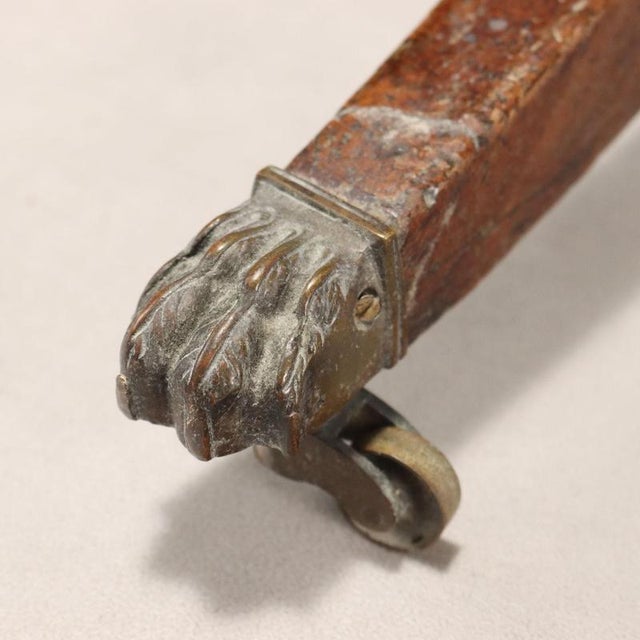 Brown Sail Table in Mahogany For Sale - Image 8 of 10