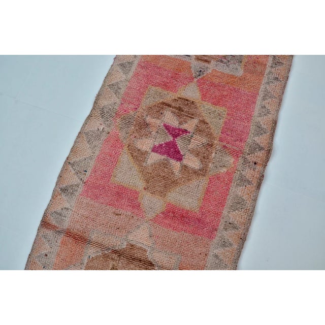 Textile Mid 20th Century Geometric Anatolian Wool Carpet For Sale - Image 7 of 10
