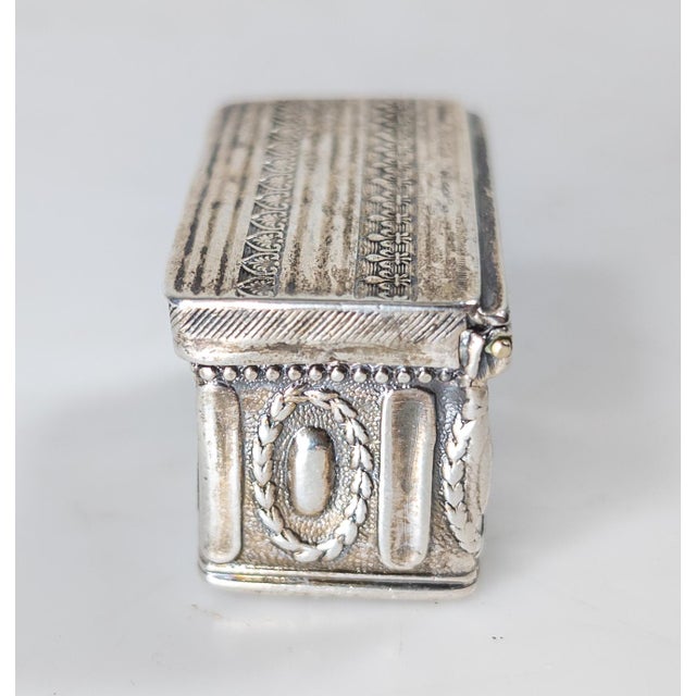 Late 18th Century 18th Century Continental European German Silver Box, Augsburg or Hanau For Sale - Image 5 of 11