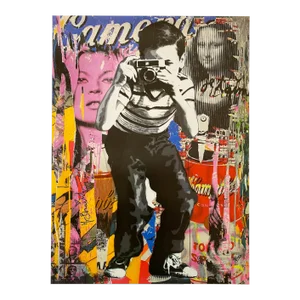 Mr. Brainwash " Smile " Authentic Lithograph Print Pop Art Poster