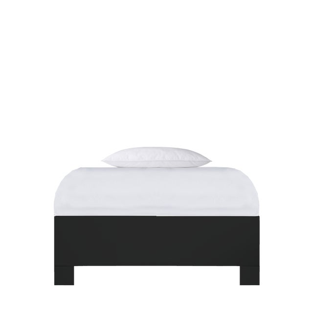 Wood Finn Platform Bed Twin - Black For Sale - Image 7 of 12