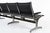 1990s Mid Century Eames for Herman Miller Black Tandem Sling Seating For Sale - Image 9 of 14