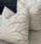 Contemporary Tan & Grey 22" Botanical Linen Pillows - a Pair For Sale - Image 4 of 6