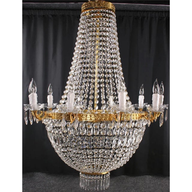 New Italian Cut Glass Empire Napoleon Style For Sale In Columbia, SC - Image 6 of 7