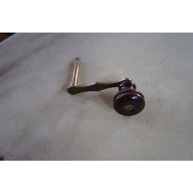 Vintage Howard Miller Georgian Style Flame Mahogany Moon Dial Grandfather Clock For Sale - Image 13 of 16