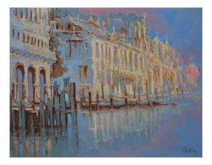 Vadim Kovalev, Venice, Oil on Canvas