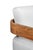 Paradiso Outdoor Solid Teak Wood Love Seat - Light Gray Fabric For Sale - Image 9 of 9
