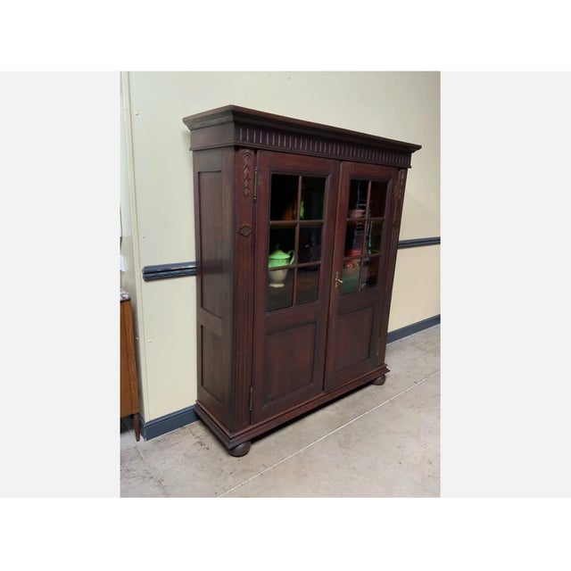 Antique Art Nouveau Display Cabinet, 1910 For Sale - Image 3 of 10