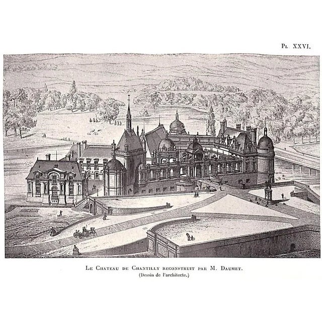 "Chantilly Et Le Musee Conde" 1925 Macon, Gustave For Sale - Image 10 of 13