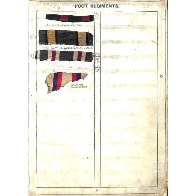 Regimental, Old Boys, School & Club Colours. 1937 Book of Swatches For Sale - Image 18 of 18