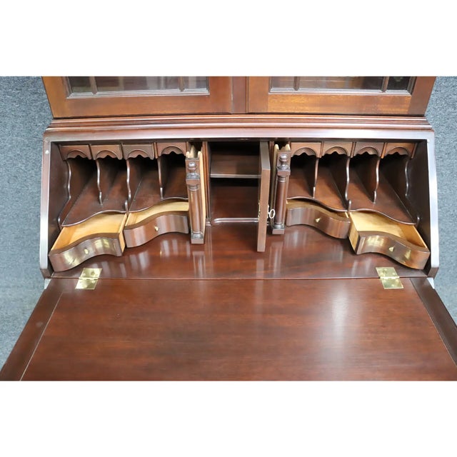 Stickley Mahogany Secretary Desk For Sale - Image 10 of 10