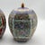 Chinese Famille Rose Medallion Lidded Melon Jar Rare Matching Pair 12" Tall For Sale - Image 4 of 16