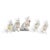 Porcelain Cat with Basket Toothpick Holders from Vista Alegre, Set of 5 For Sale - Image 6 of 6
