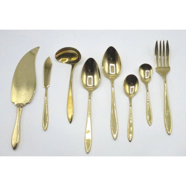 Vintage 1952 Regal Dirilyte Flatware Set 108 Pieces for a Golden Table Setting Chairish